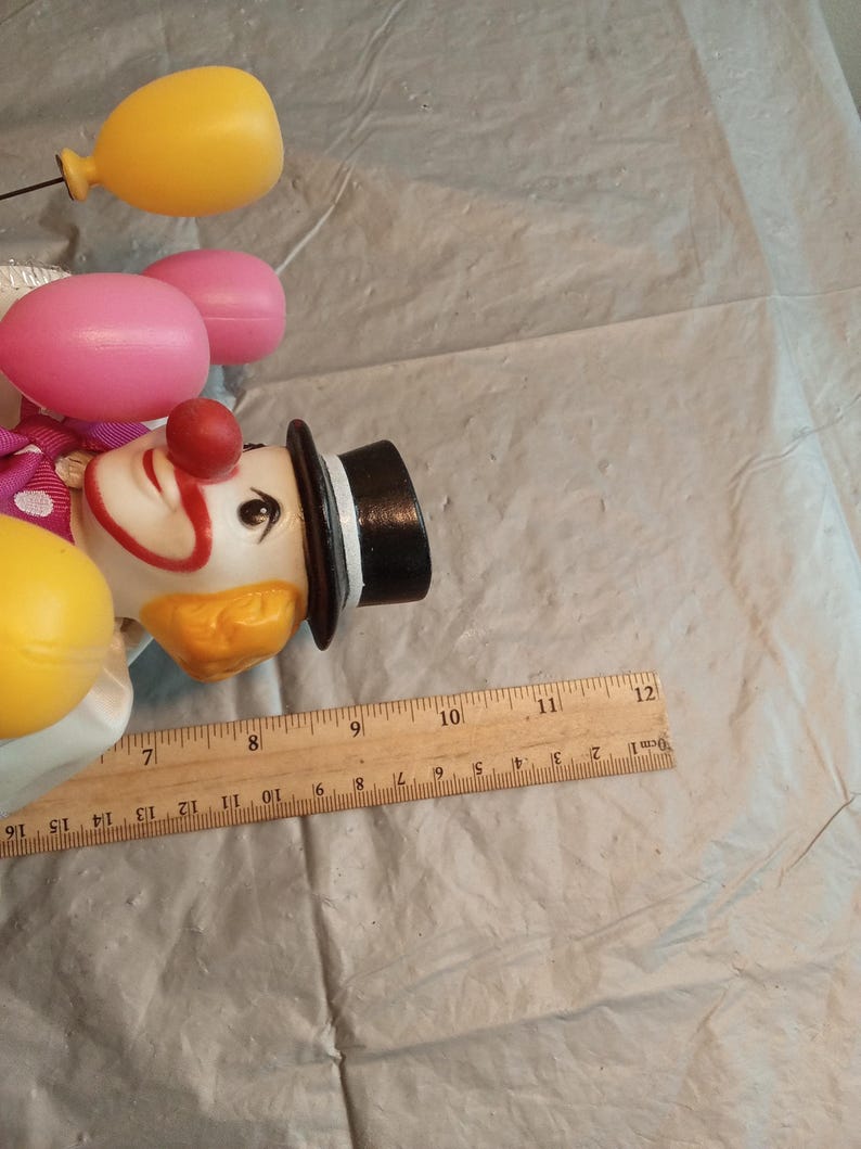 1990s Musical Animated Clown Plastic Figurine, Its a Small World - Etsy