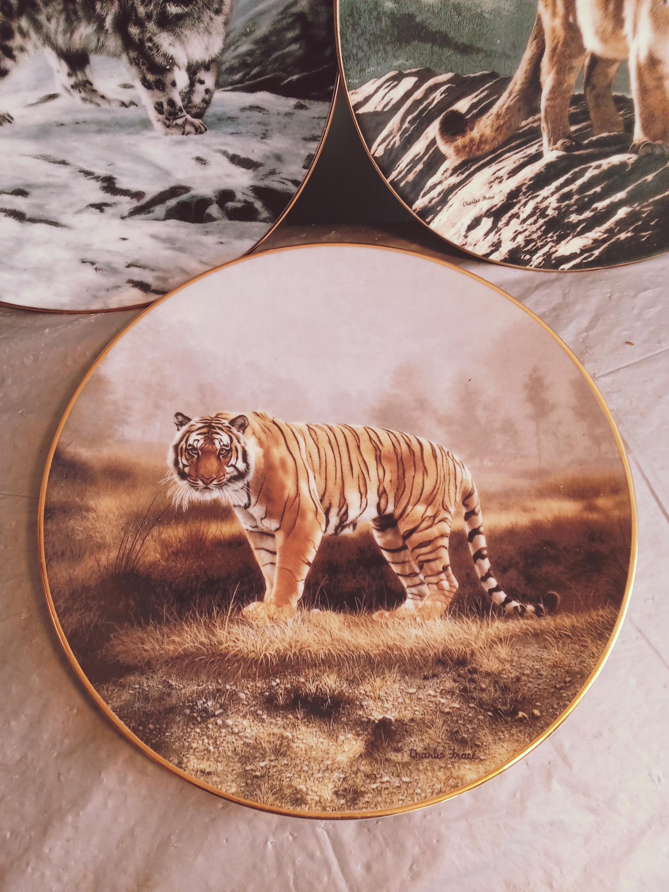 Bradex WS George Wildlife Collectible Plates, Royal Bengel