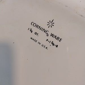 Vintage Corning Ware Blue Cornflower 1 3/4 qt Casserole Dish with Lid, Corning Ware P-1 3/4-B