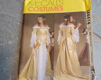 Trajes de McCall sem cortes padrão adulto M4414 tamanho 6-12