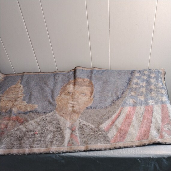 ヴィンテージ JFK タペストリー、ケネディ大統領タペストリー - Etsy 日本