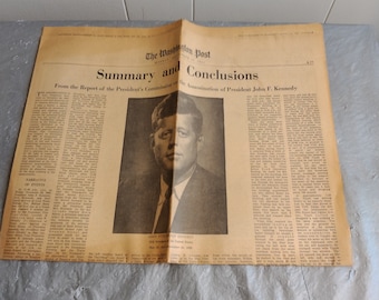 September 28, 1964 Washington Post Newspaper, JFK President Kennedy Assassination