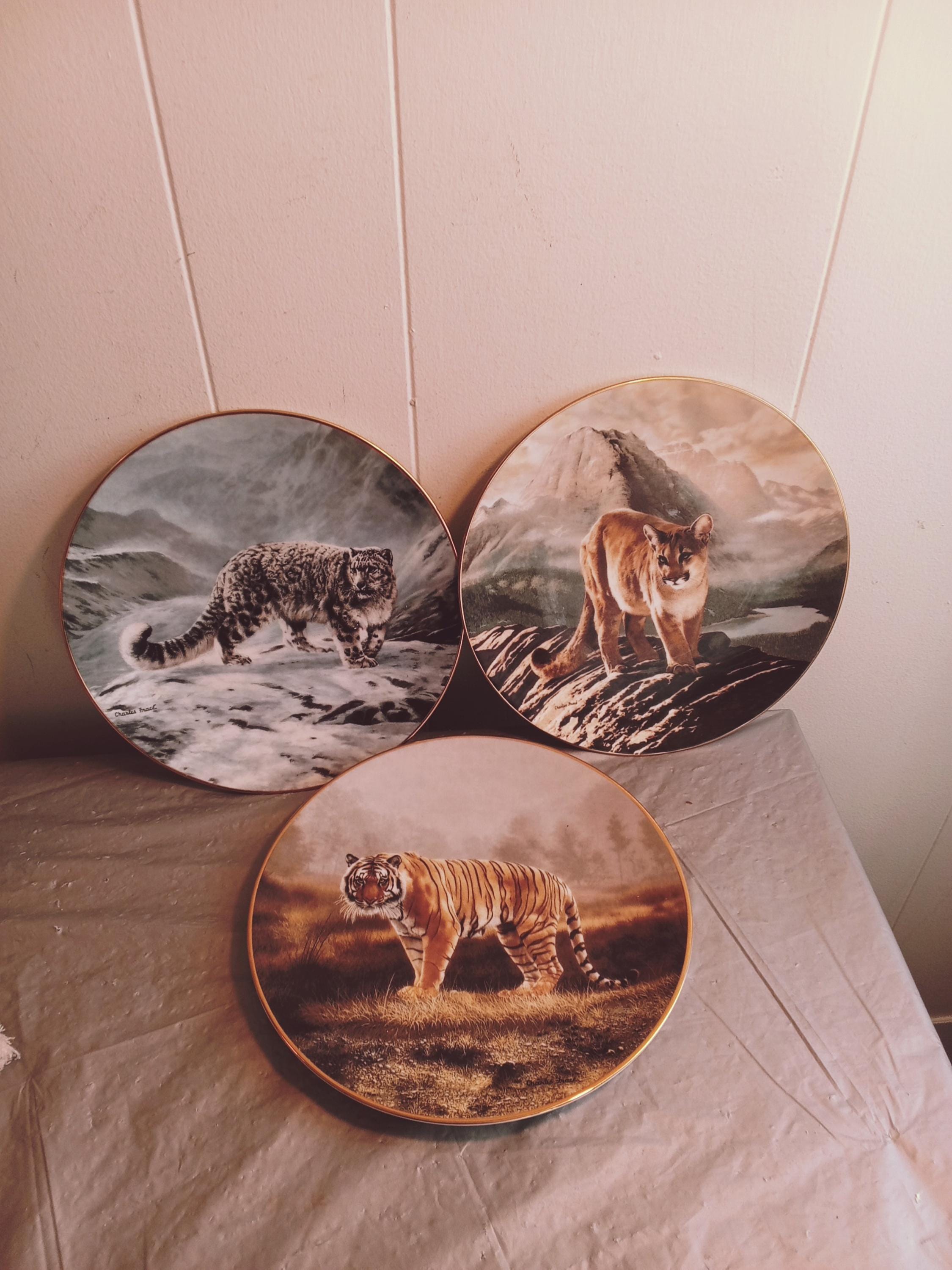 Bradex WS George Wildlife Collectible Plates, Royal Bengel