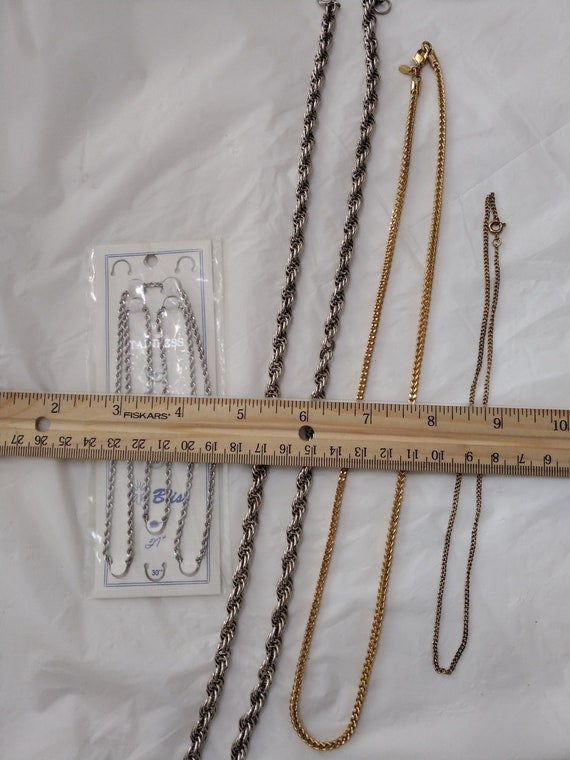 4pc Monet Gold Chain Necklace, Chain Necklace Lot - image 2