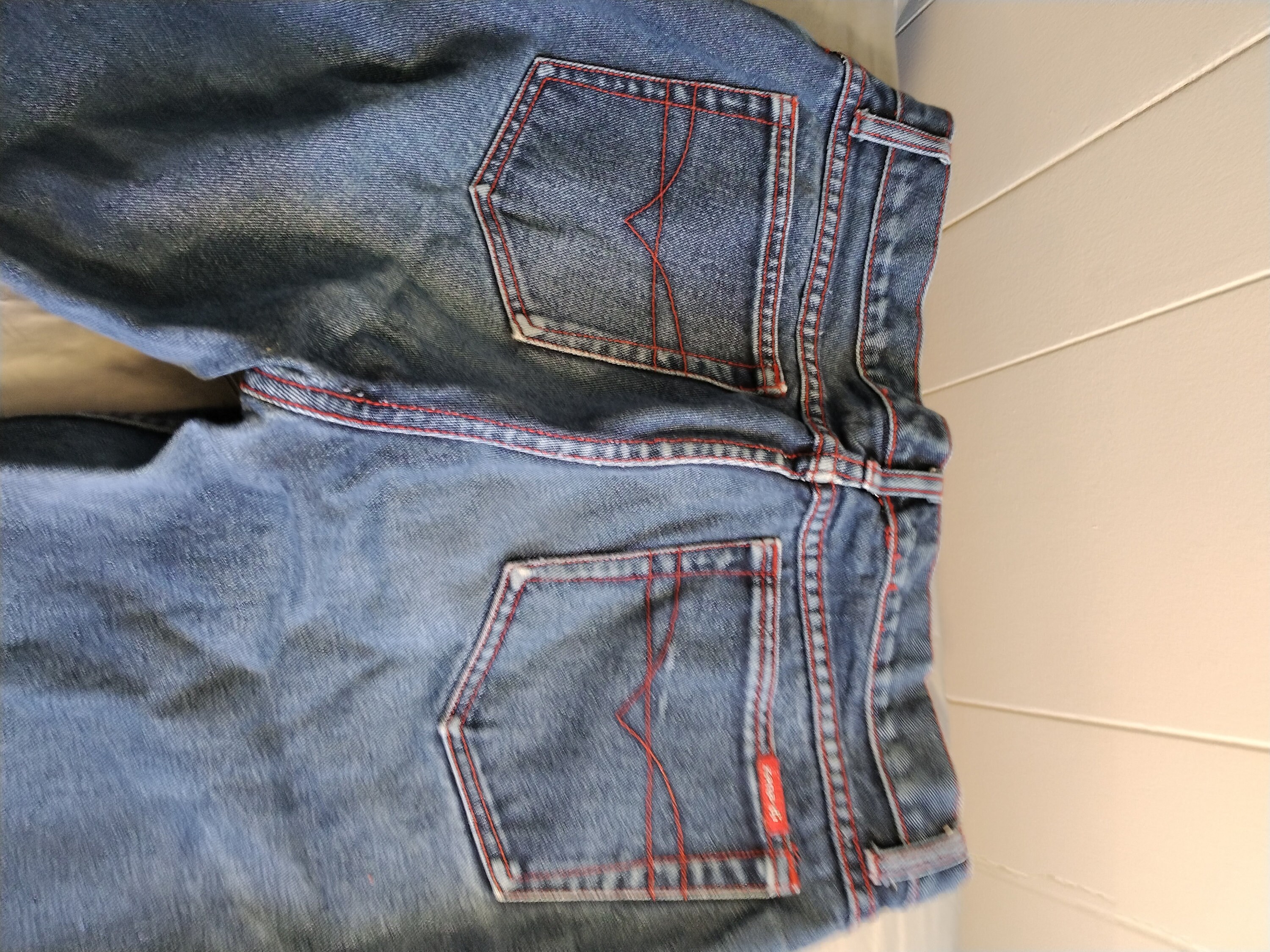 Vintage Zana Di Jeans Red Stitching Size 11, Womens Jeans - Etsy