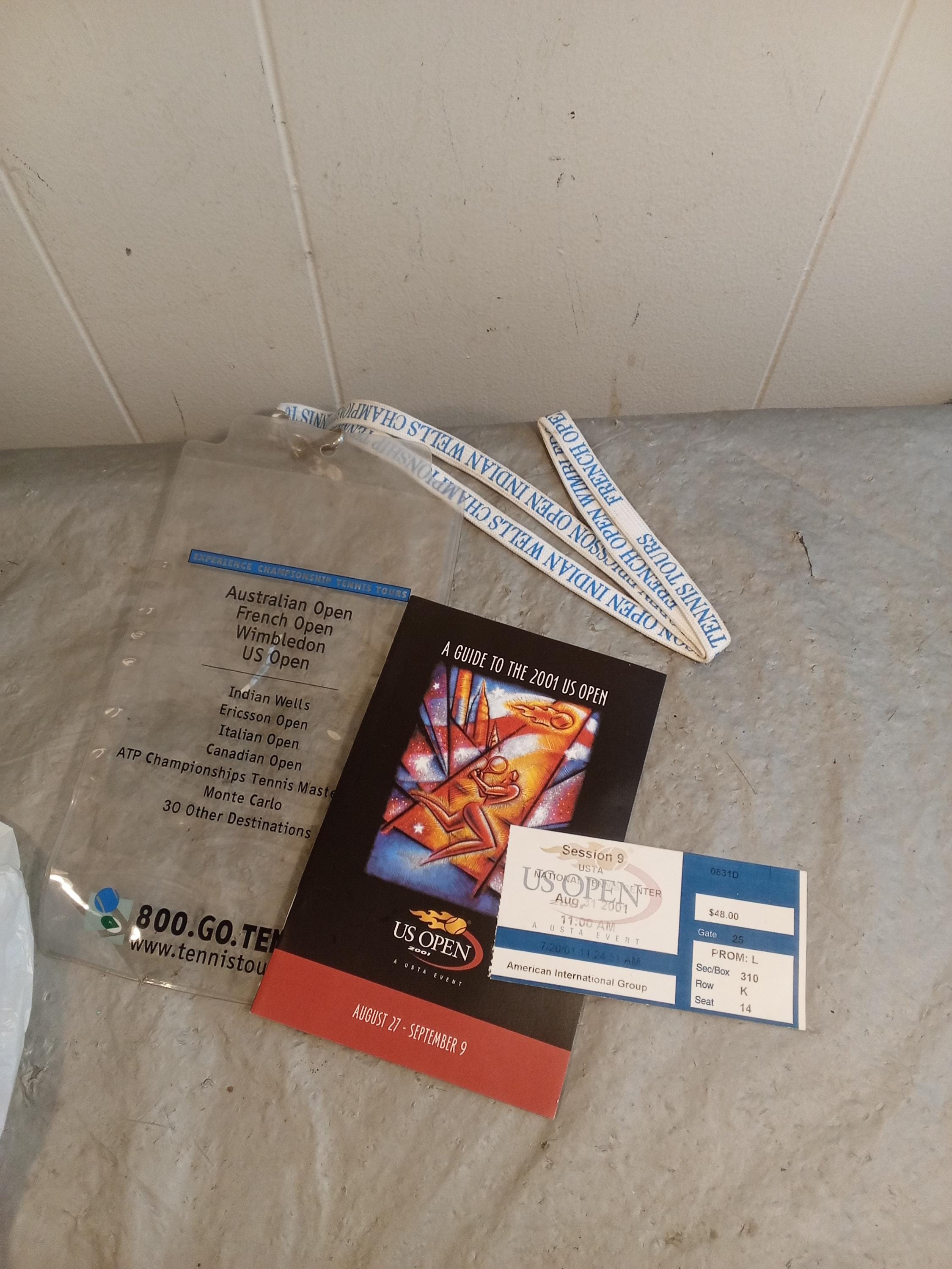 Us Open Tennis Ticket - Etsy