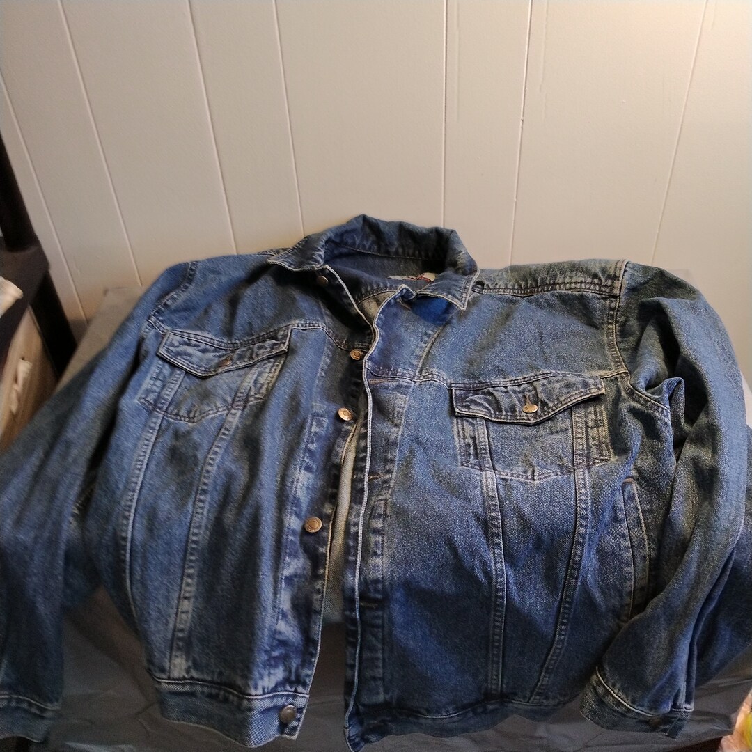 Vintage Bugle Boy Denim Jacket Millennium Series Denim Jacket XL Etsy UK
