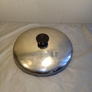 Vintage Stainless Steel Pot Lid 8 1/4&quot;