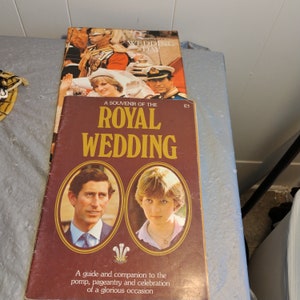 2 Souvenir Royal Wedding Princess Diana Wedding Day