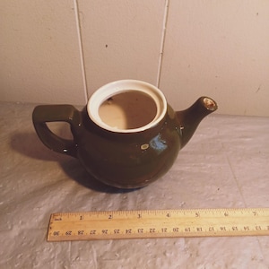 Vintage Green Hall-theepot, geen deksel