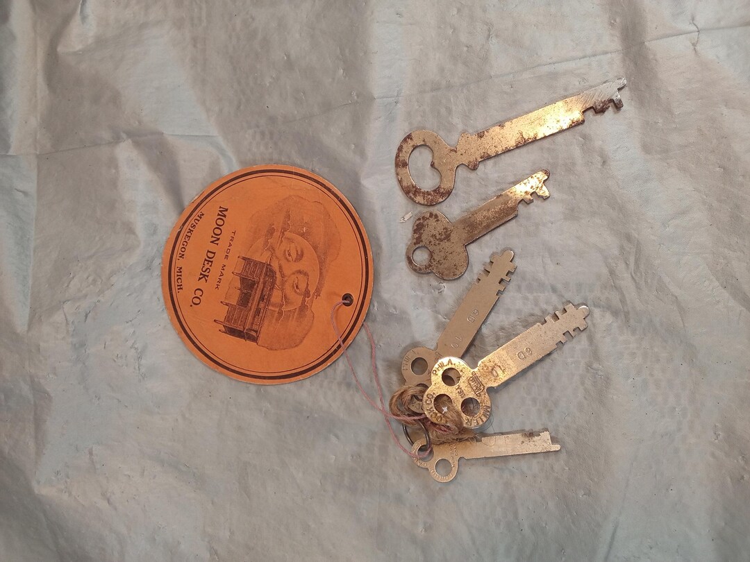 Miller Keys Lot 5 Vintage Keys, Corbin Cabinet Key, Miller Lock Co Key - Etsy