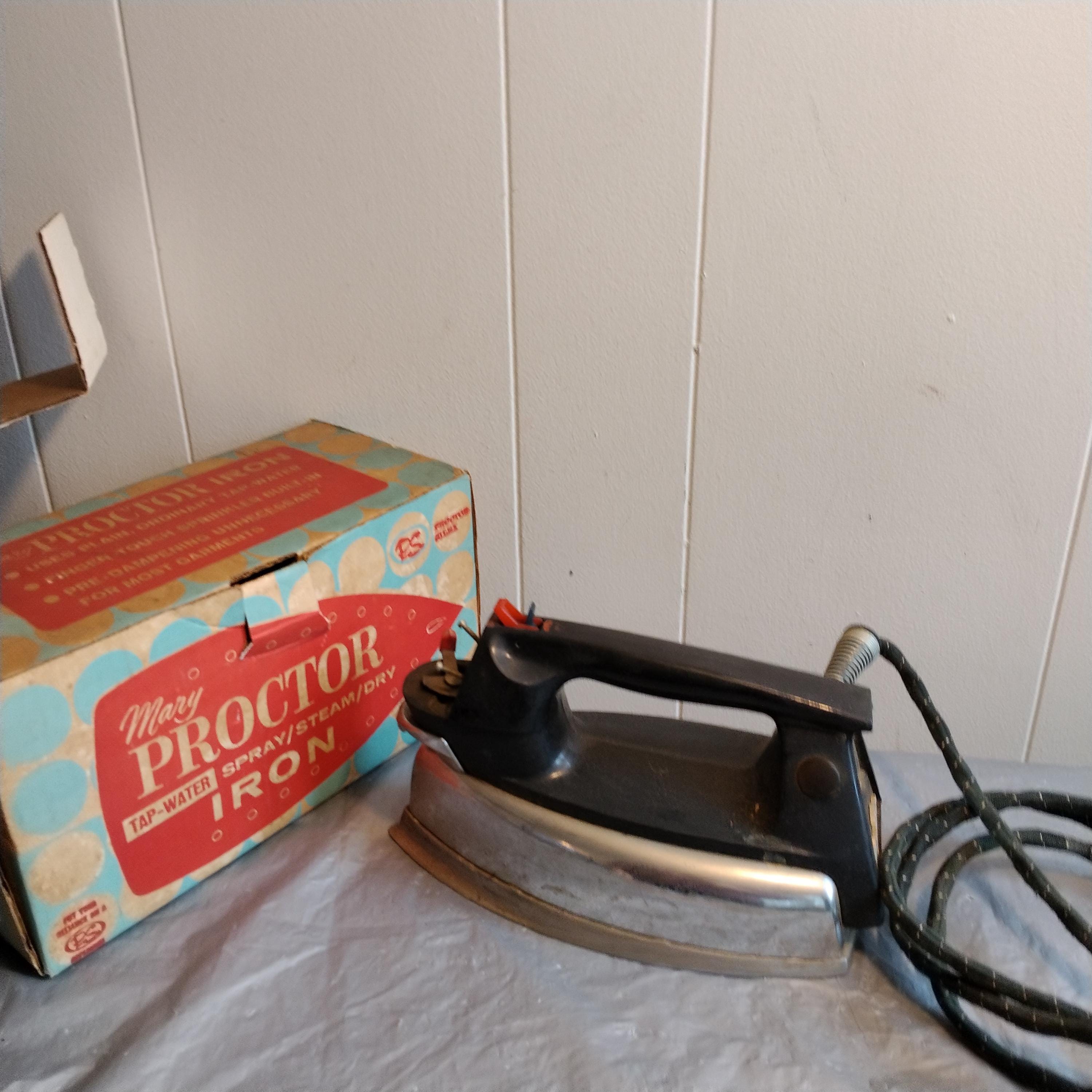 Vintage Iron, Proctor Silex Mary Proctor Iron, Parts or Repair - Etsy