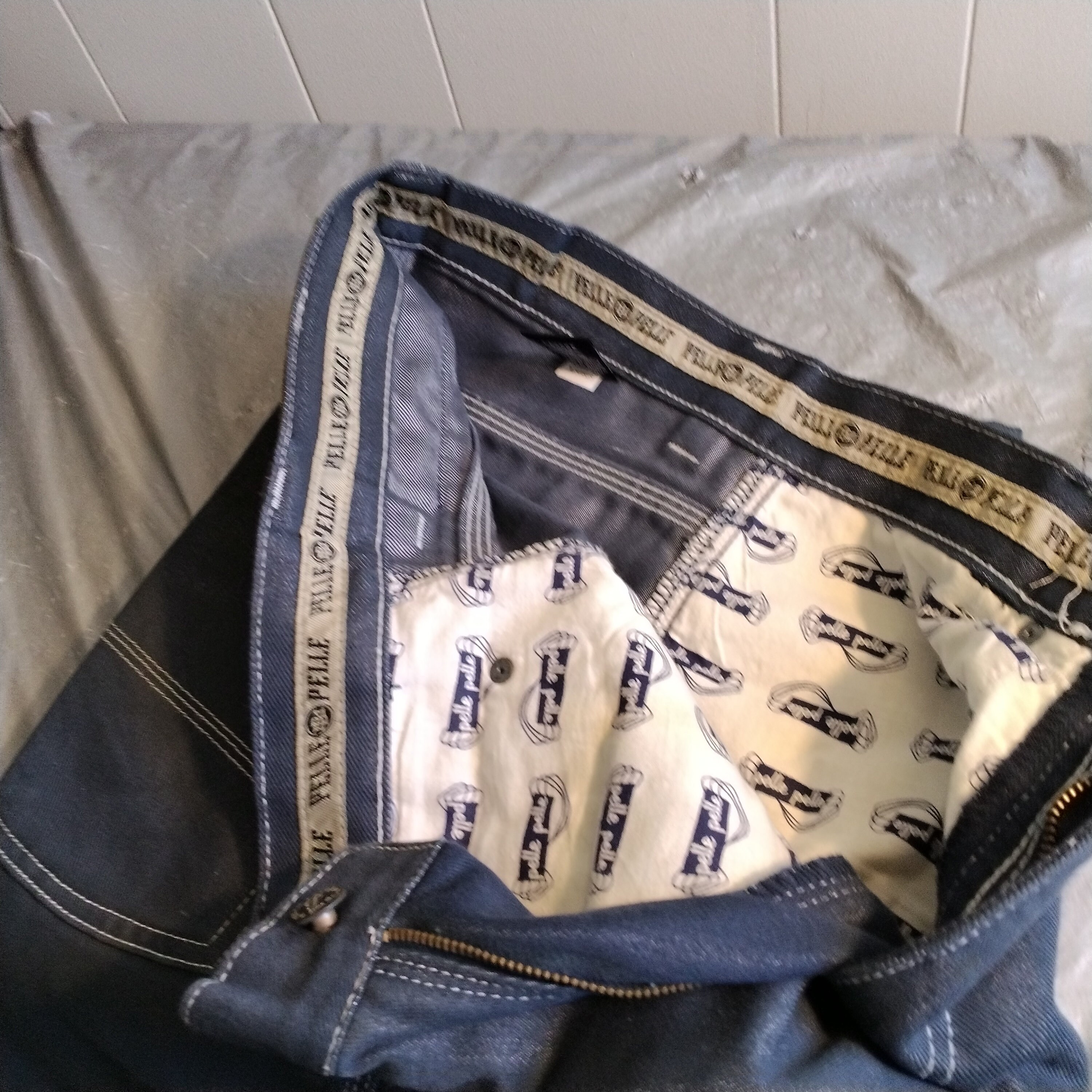 Vintage Pelle Pelle Ultra Blue Jeans 32 - Etsy
