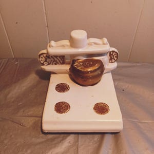 Vintage Stove Cookie Jar Lid, Read Description