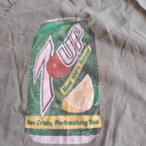 Camiseta Vintage 7 Up, Pregúntame sobre la camiseta natural 7 up 2XL imagen 5