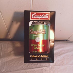 2006 Campbell&#39;s Soup Ornament, Campbells Soup Can Ornament