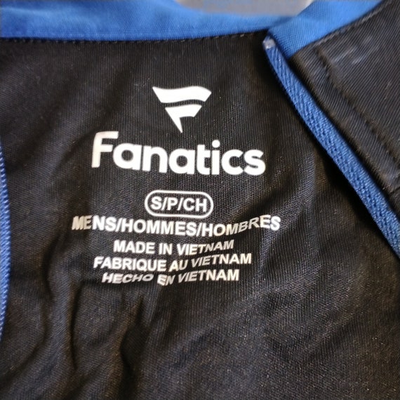 Fanatics NY Giants 1/4 Zip Top, Long Sleeve Sport… - image 3