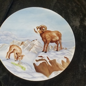 Vintage Lorenz HUTSCHENREUTHER Ram Design Collector Plate Personalized