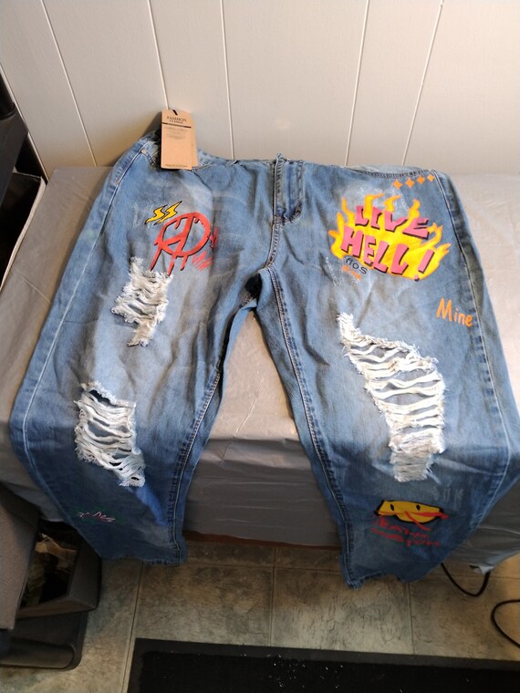 Jeans verniciati shop