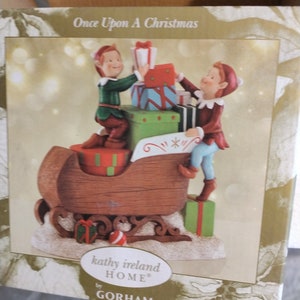 Gorham Once Upon A Christmas Elf Figurine