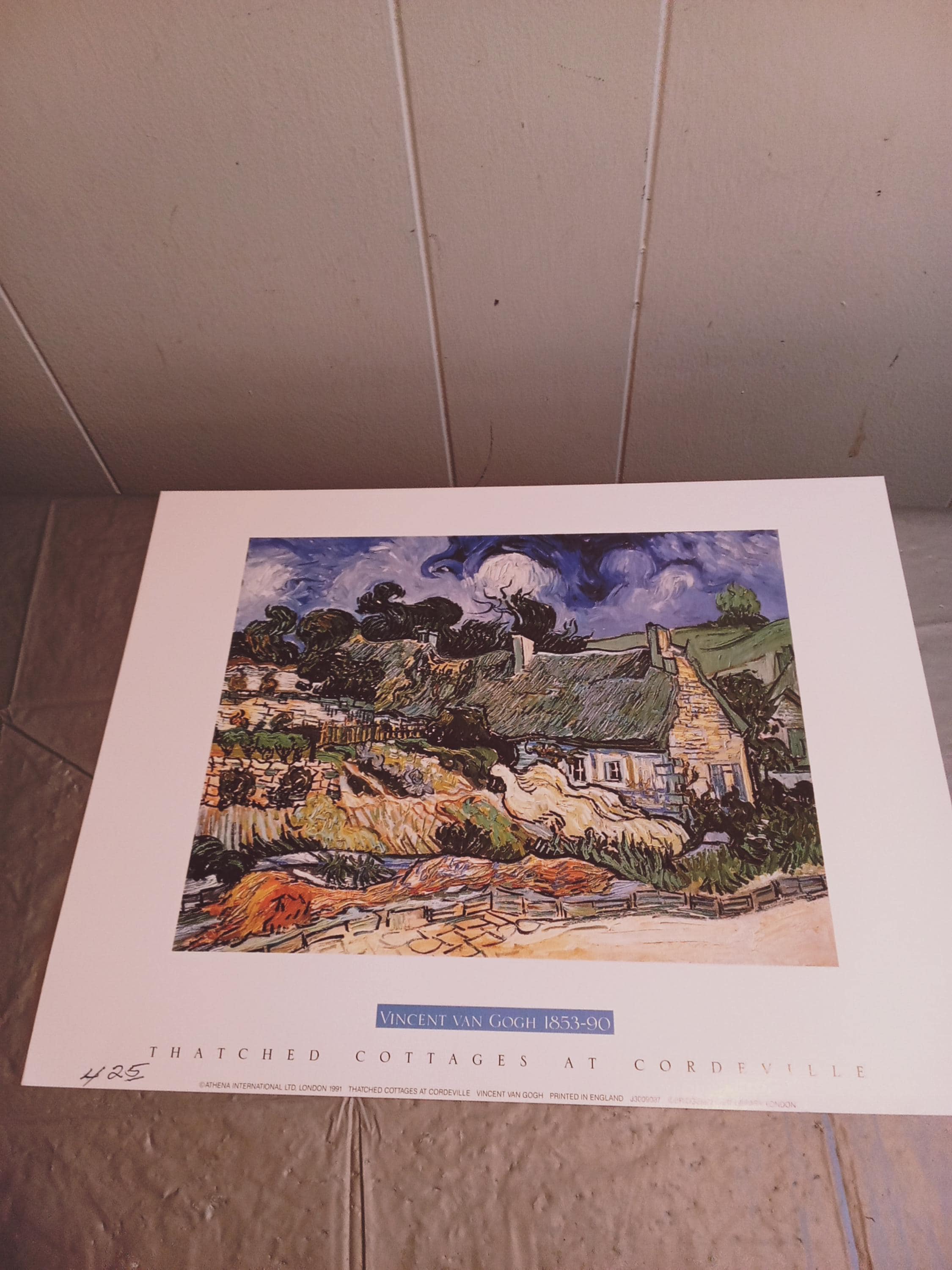 ゴッホの版画 1990 年代のヴィンセント ヴァン ゴッホのヴィンテージ版画 2 点、サン