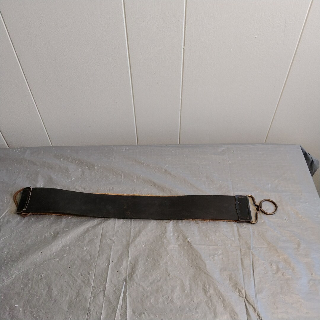 Vintage Razor Strap Barbers Razor Strap Leather Razor Strap Etsy