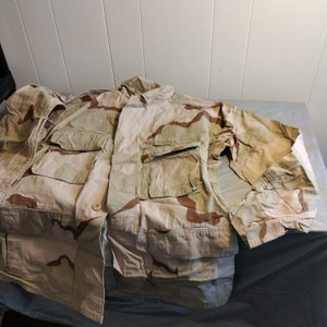 Vintage US Army Uniform Shirt Jacket Med Short