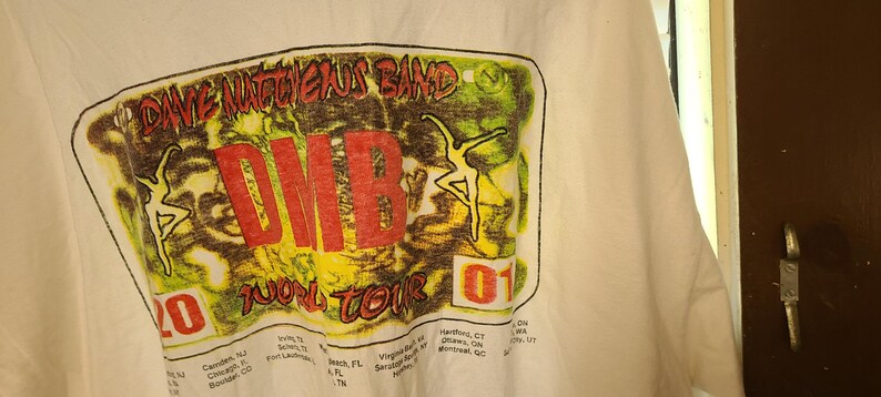 Vintage DMB Dave Matthews Band 2001 Summer Tour Ringer T-shirt XL - Etsy