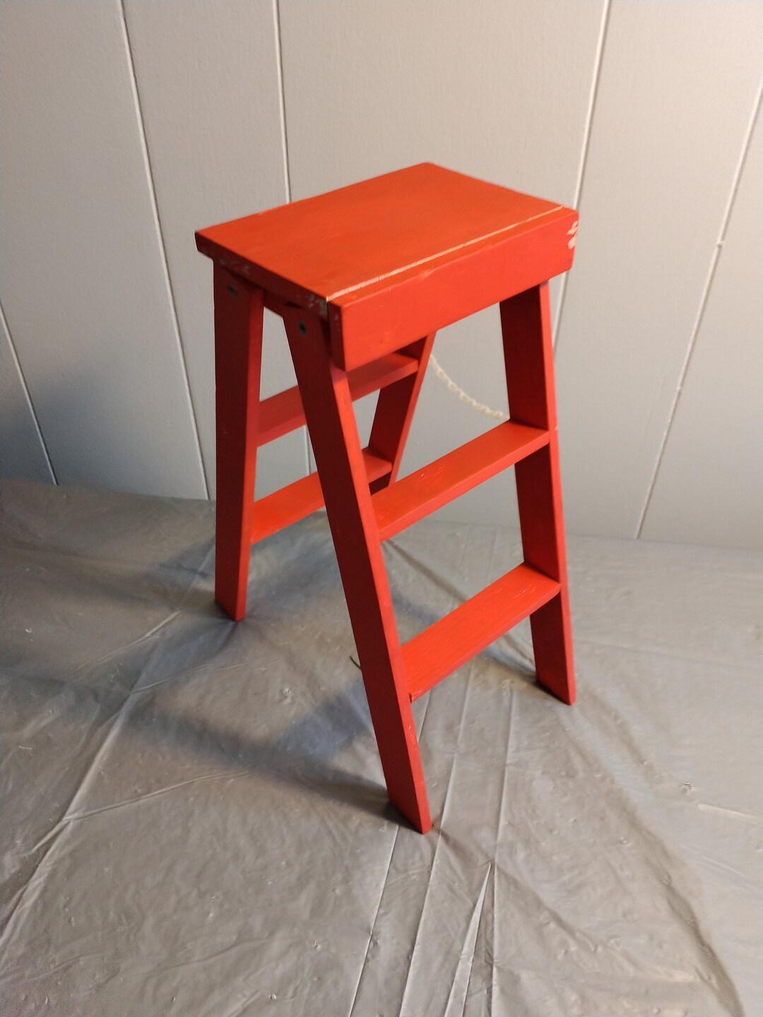 12 Wood Ladder Display Shelf Etsy