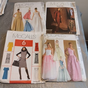 4 Uncut McCall&#39;s Patterns 4214 M4377 M4585 M4513