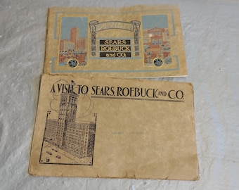 A Visit Sears Roebuck and Co Booklet, Read Description 1930&#39;s (Possibly Earlier)