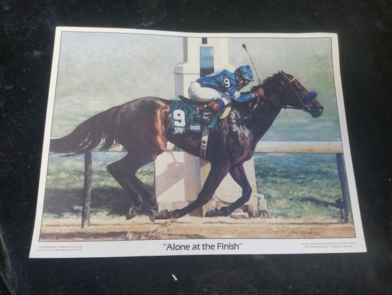 Vintage Limited Edition Michael Duval Finnell Alone at the Finish