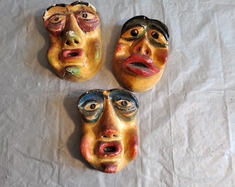 Korean Traditional Wooden Hahoetal Hahoe Mask - Etsy