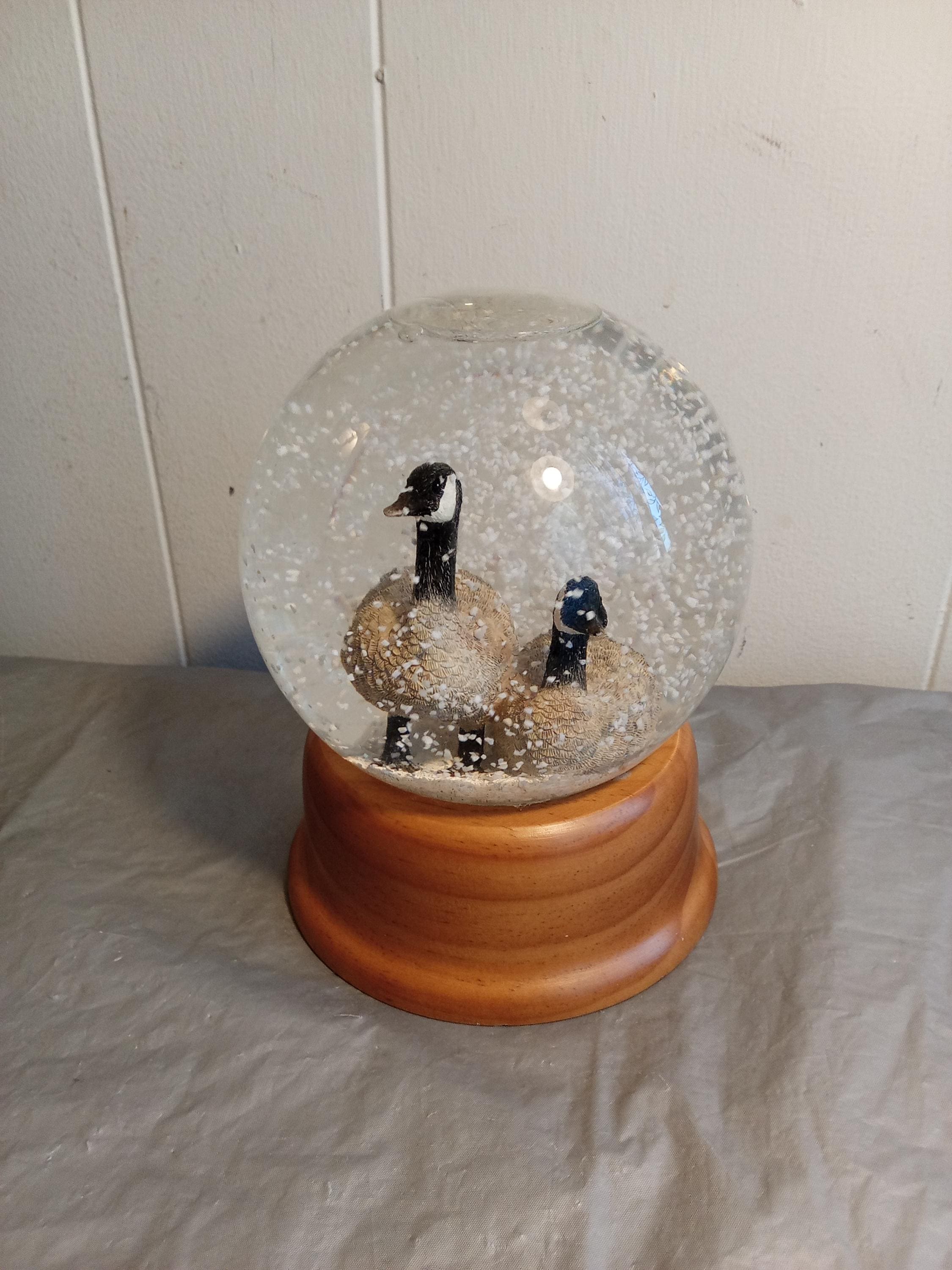 1990' ヴィンテージ クリスマス　スノーボール　4個 1990s Eddie Bauer Snow Globe, 1995 75th Anniversary Canadian Geese