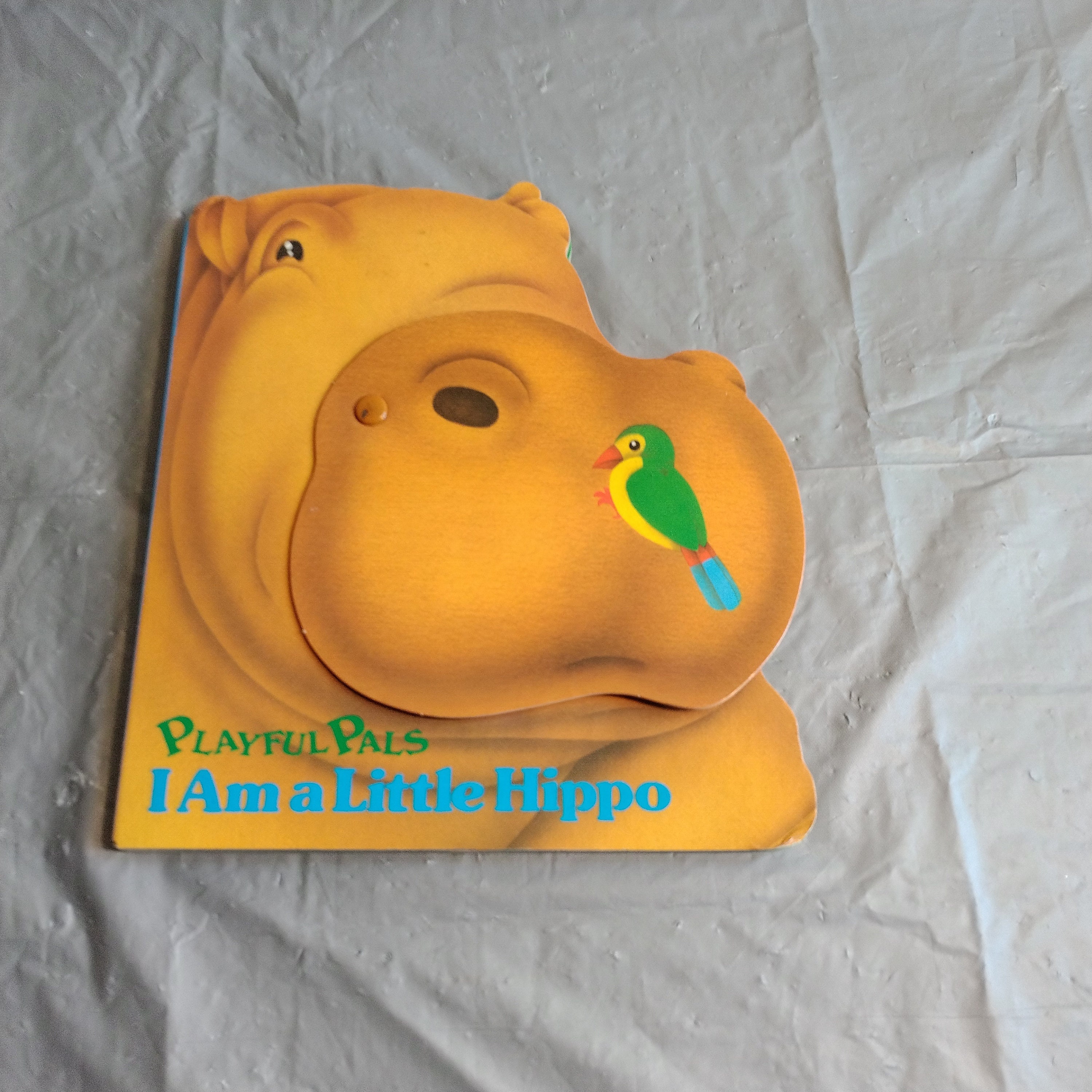 1991 Playful Pals I Am A Little Hippo Children's Book Hideo
