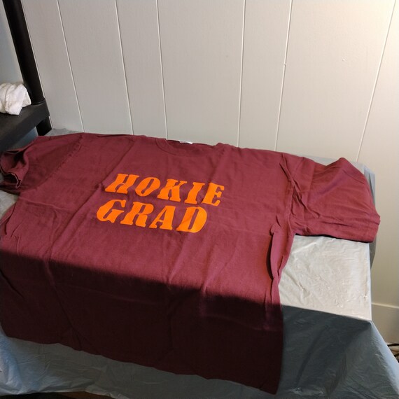 Vintage Virginia Tech T Shirt, Hokie Grad - image 2