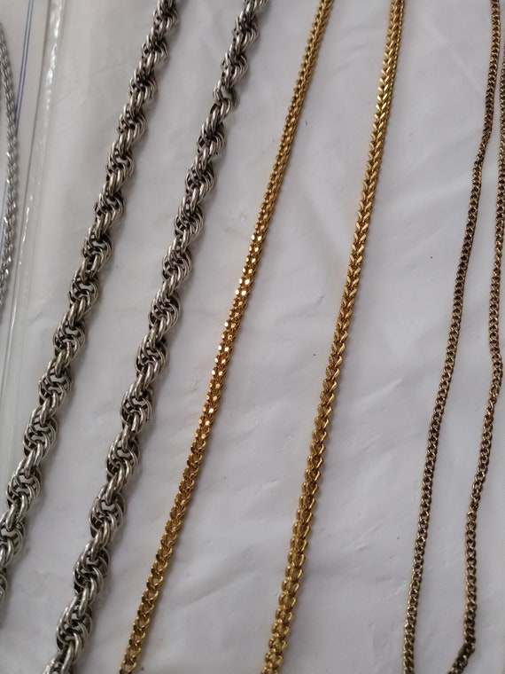 4pc Monet Gold Chain Necklace, Chain Necklace Lot - image 5