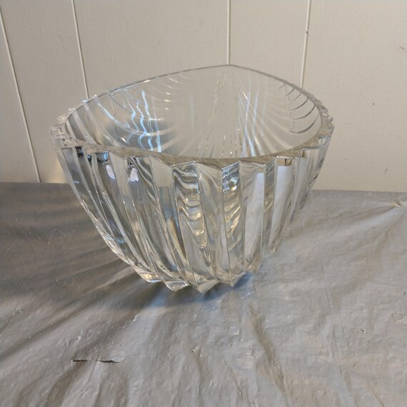 Große Muschel Schale Glas Schüssel