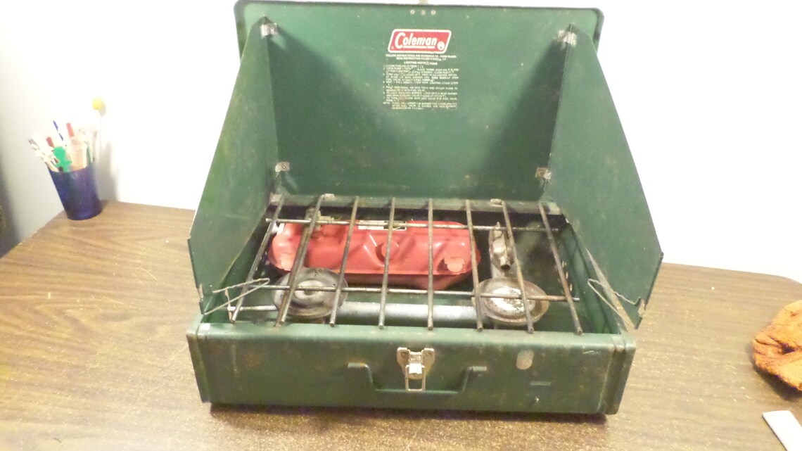 Vintage 2 Burner Coleman Camping Stove Coleman Stove Etsy