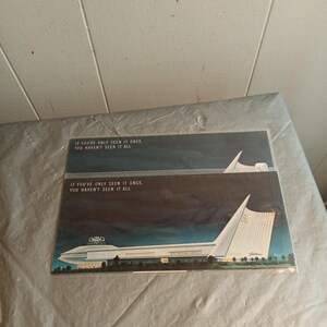 2 1964-65 World's Fair General Motors Futurama Post Cards