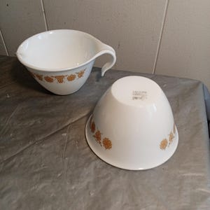 Vintage Corelle Golden Butterfly Creamer & Sugar Set