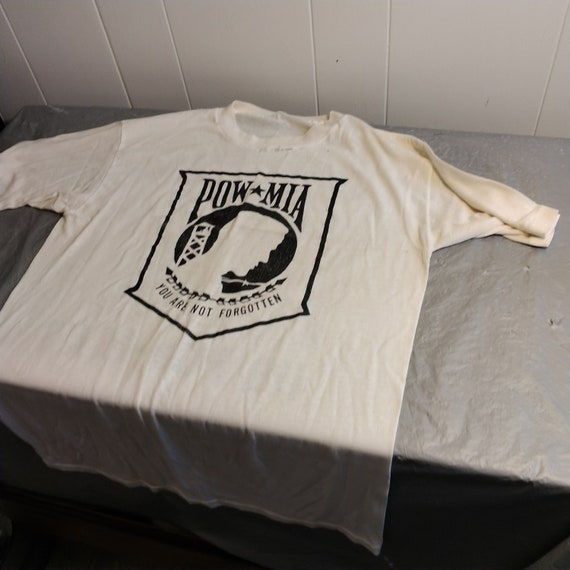 Vintage PA POW MIA Not Forgotten T Shirt with 118… - image 3