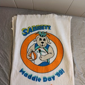 2 WNBA NY Liberty Sports Hand Towels, Maddie Day 1999, Sabrett