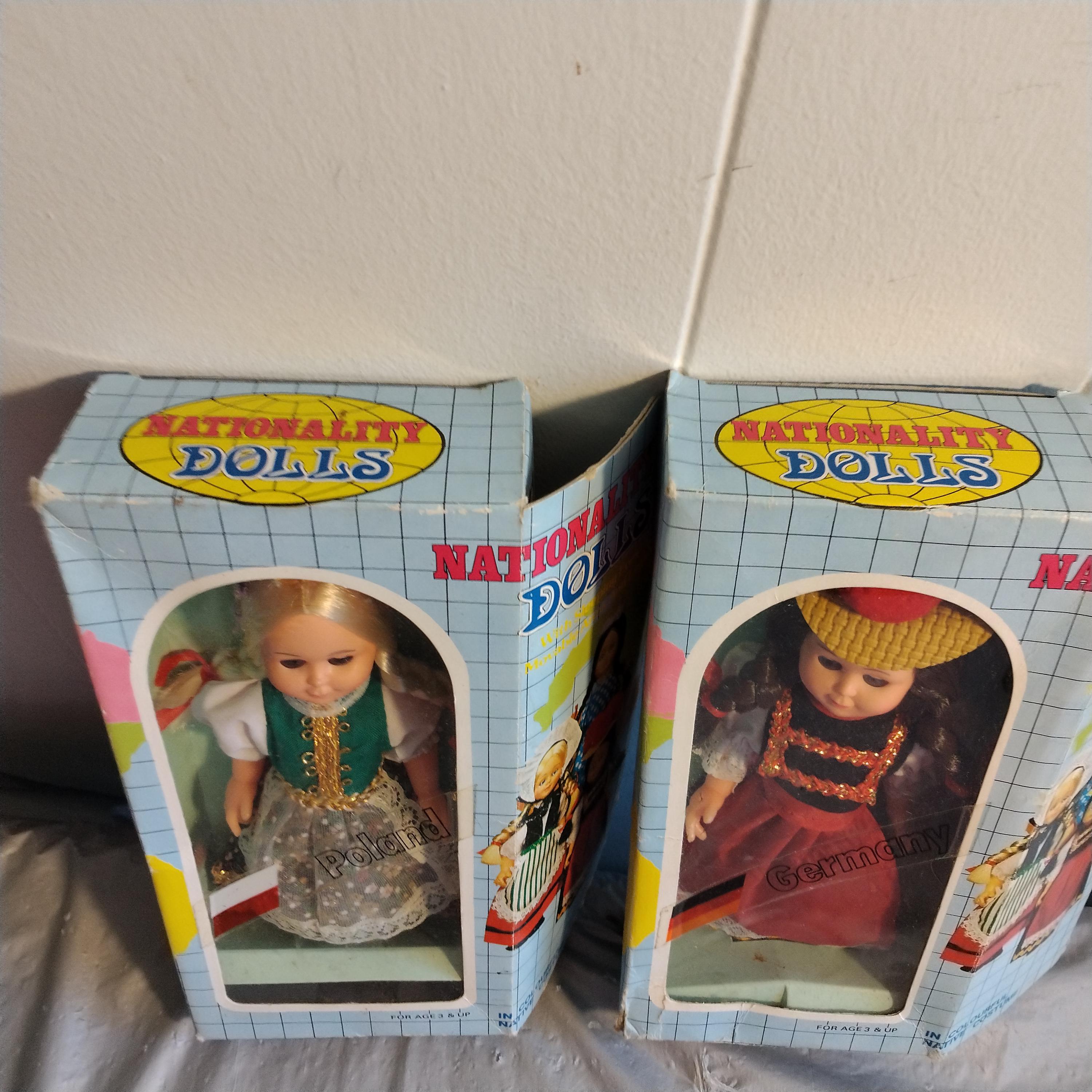 Vintage Poland & Germany Nationality Dolls, Read Descripton - Etsy