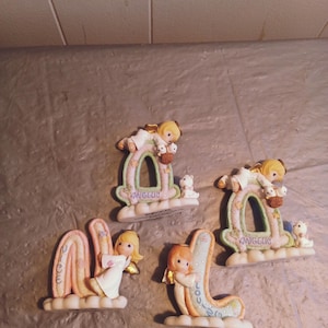 4pc Precious Moments Angel Figurines 2002