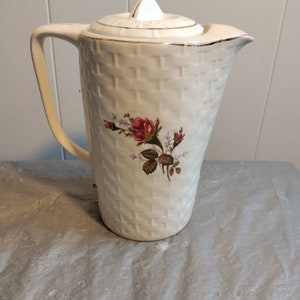 Vintage Ceramic Japan Electric Tea Pot Coffee Pot
