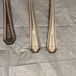 3 Vintage International Silver Co Leone&#39;s Spoons