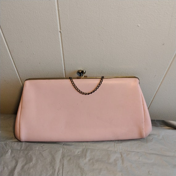 Vintage Pink Handbag Evening bag - image 1