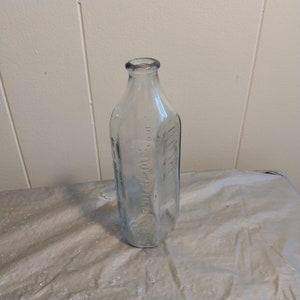 Vintage Fire King Baby Bottle, Glass Baby Bottle