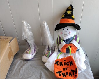 Halloween Decor,  Avon Georgie The Fiber Optic Greeter, Avon Ghost